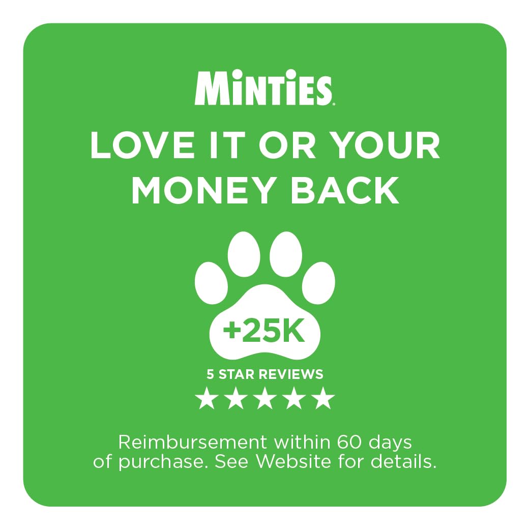 Minties FreshBites Low-Calorie Dental Chews for Dogs, 100 Ct