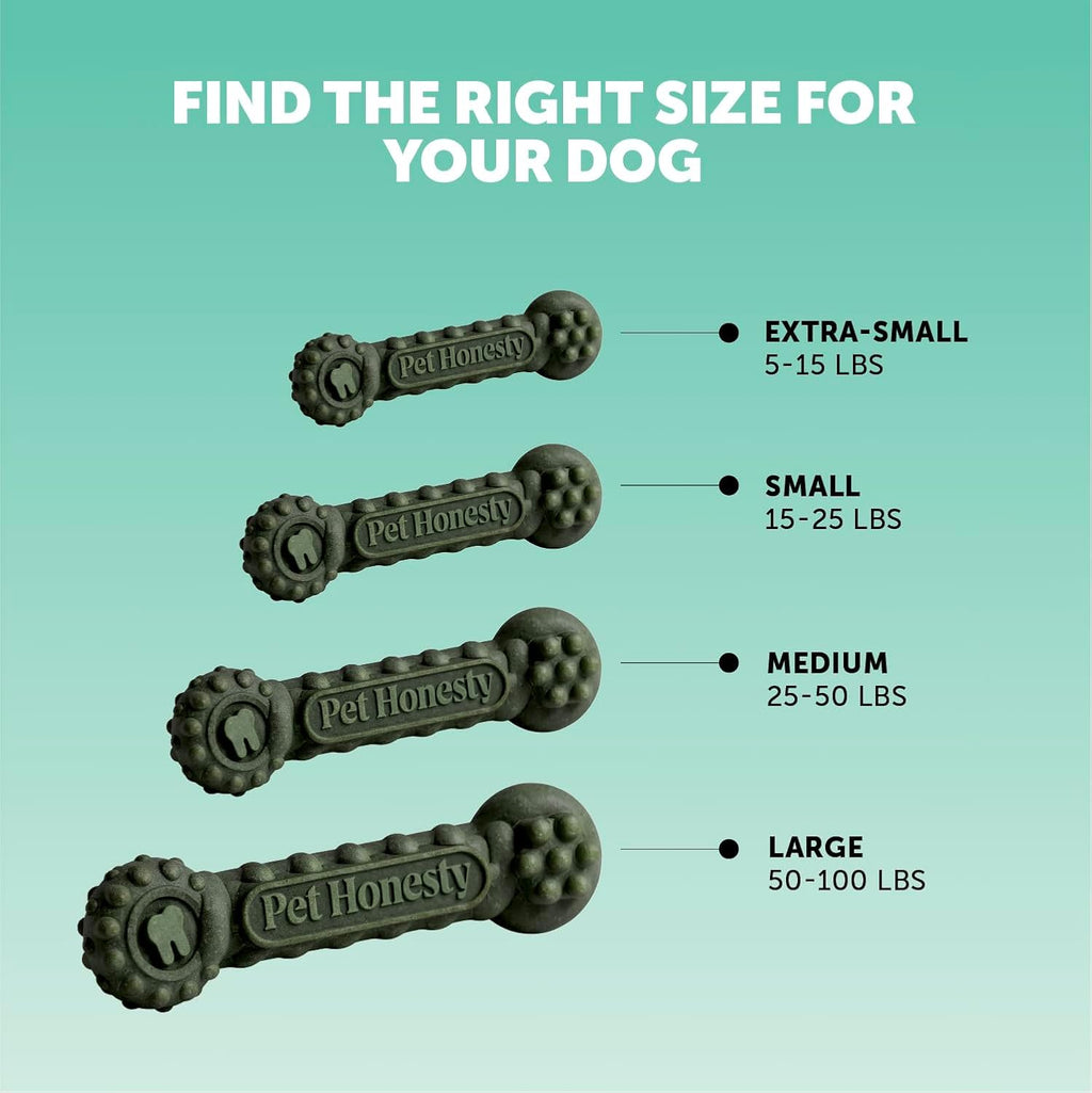 Pet Honesty Brush Buddies Vet Backed Dog Dental Chews, 15 Count