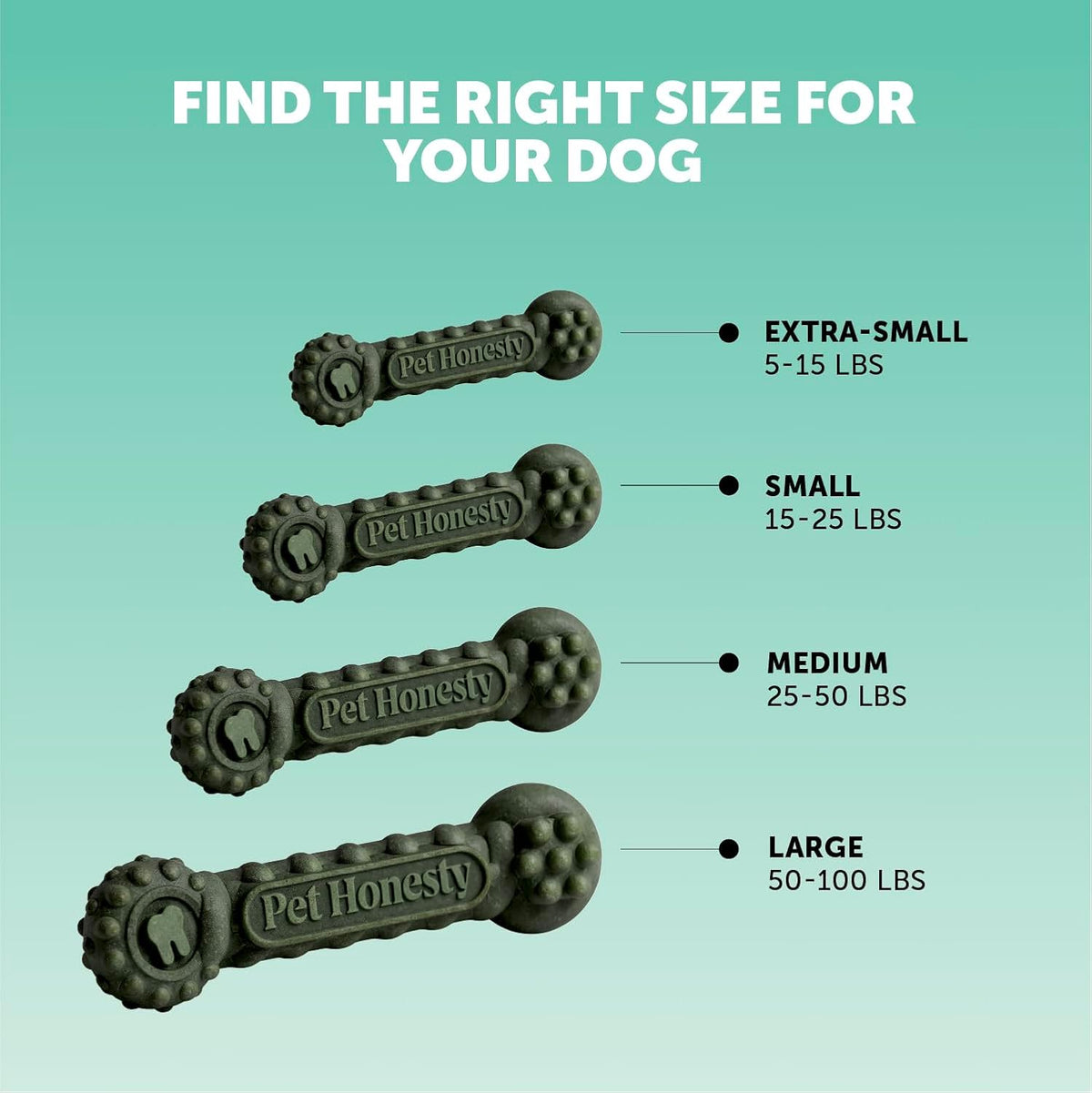 Pet Honesty Brush Buddies Vet Backed Dog Dental Chews, 15 Count