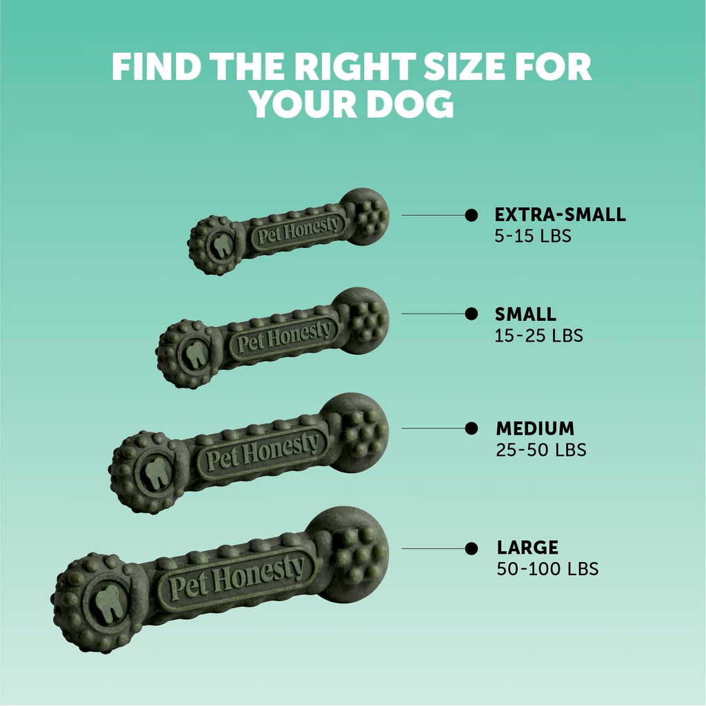 Pet Honesty Brush Buddies Vet Backed Dog Dental Chews, 15 Count