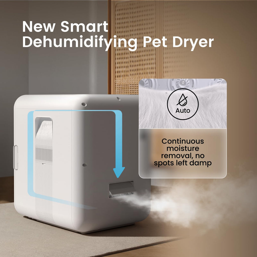 JirPet Pet Dryer Box, 405L Professional Dryer Cabin with Multi-Layer Safety