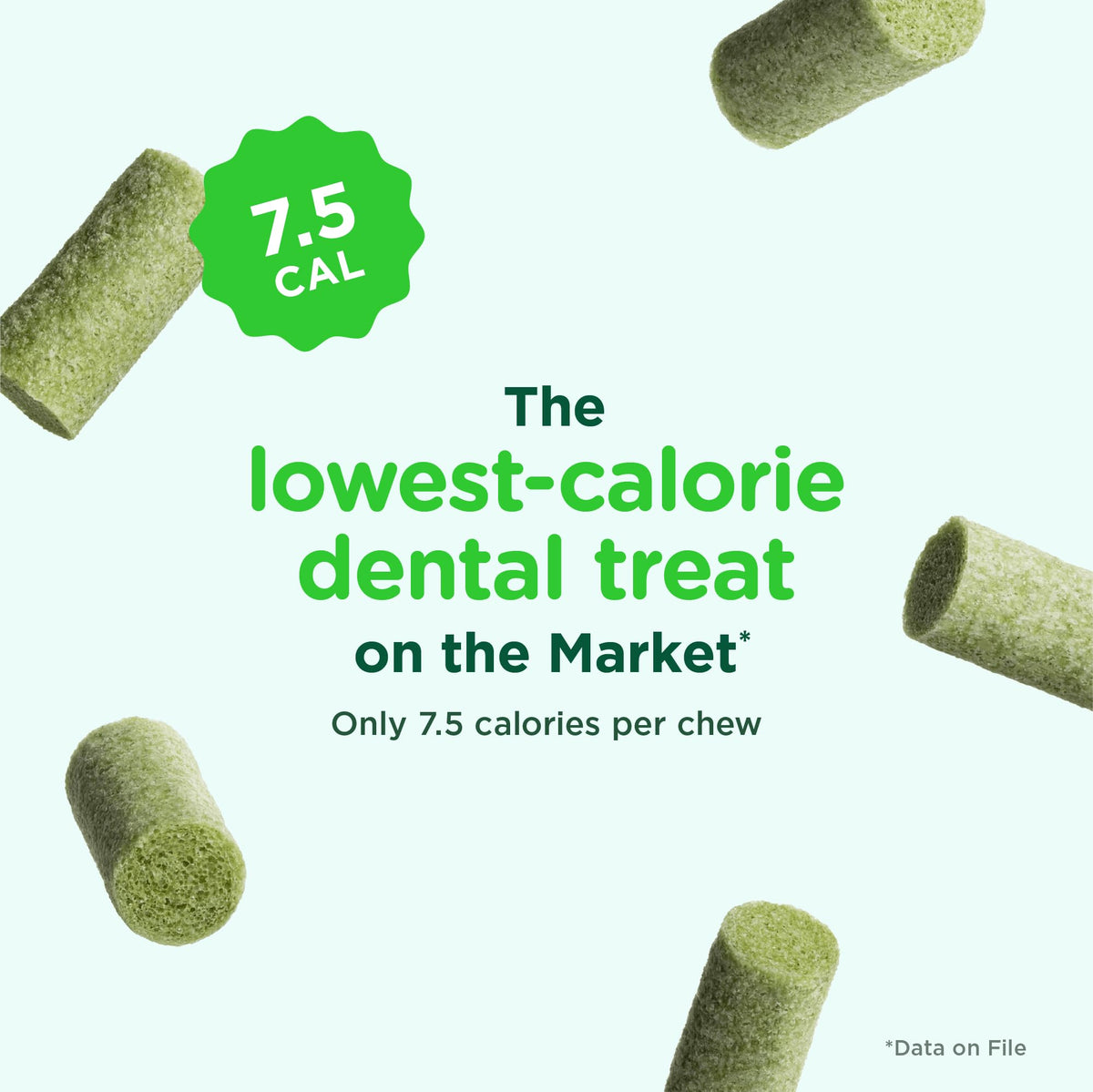 Minties FreshBites Low-Calorie Dental Chews for Dogs, 100 Ct