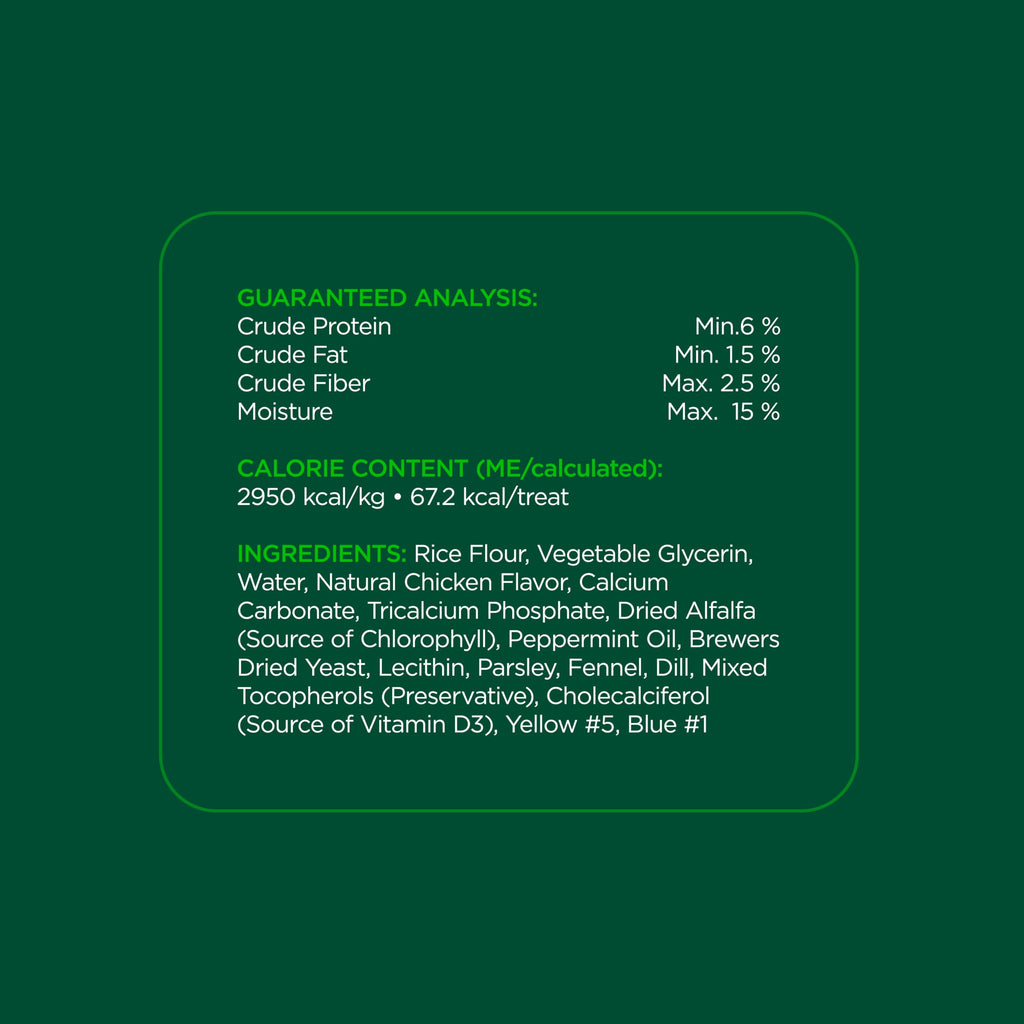 Minties FreshBites Low-Calorie Dental Chews for Dogs, 100 Ct