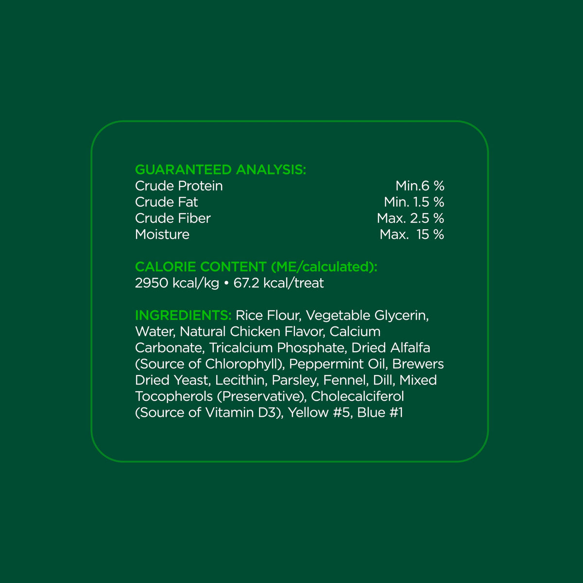 Minties FreshBites Low-Calorie Dental Chews for Dogs, 100 Ct