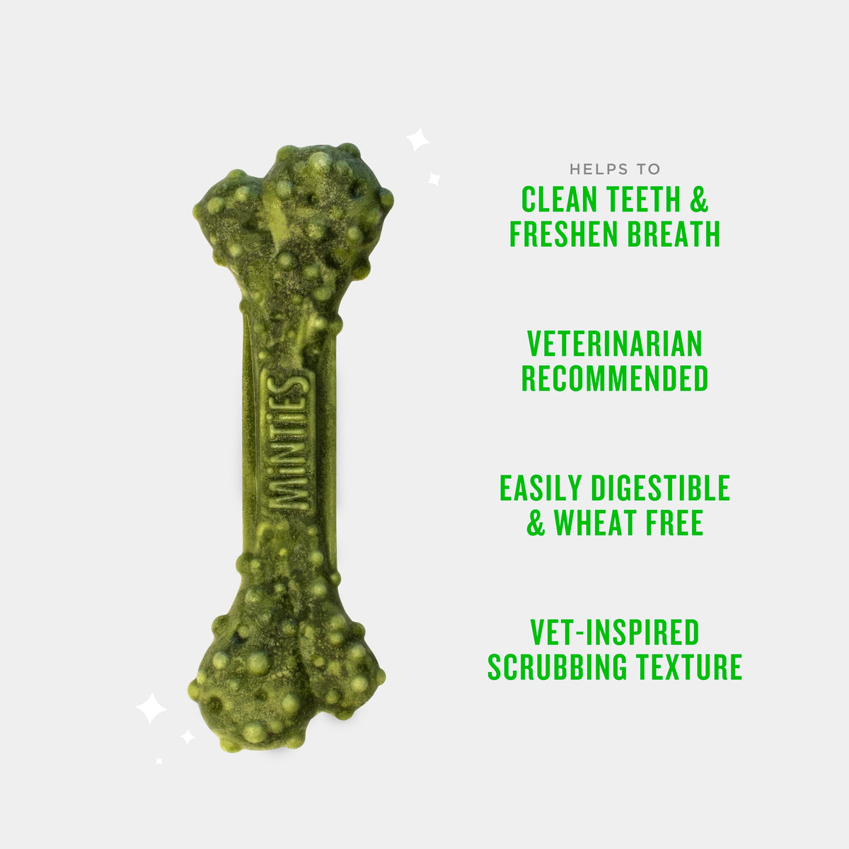 Minties FreshBites Low-Calorie Dental Chews for Dogs, 100 Ct