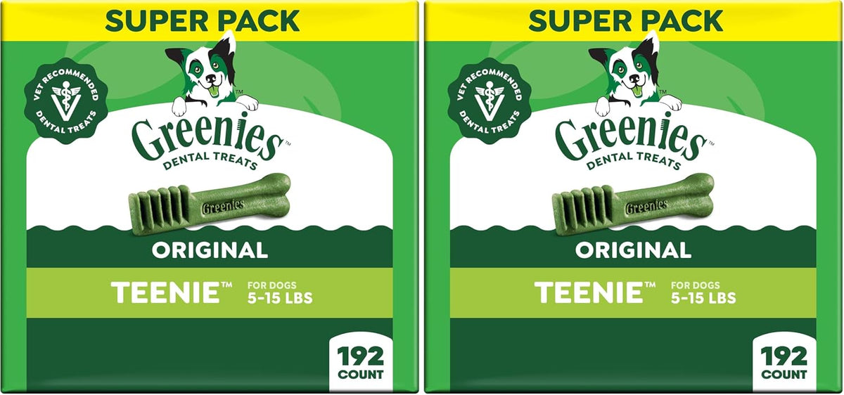 Greenies Teenie Original Natural Dental Dog Treats, Chicken, 43 Count