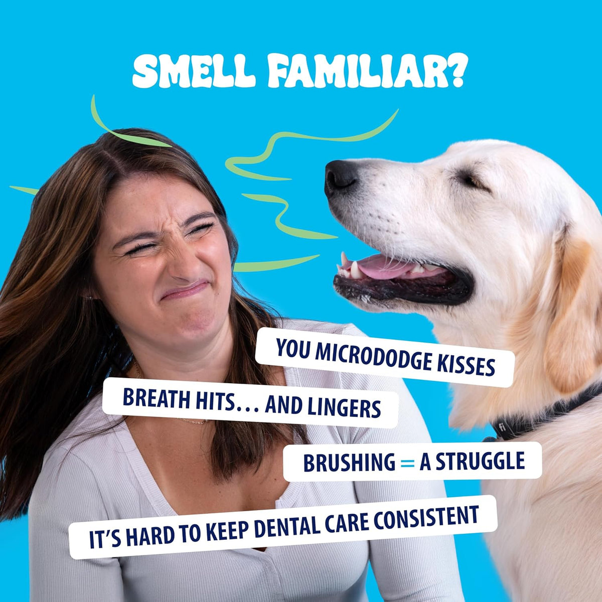 Dental Fresh Dental Bites for Dogs, Daily Oral Care, 120 Count