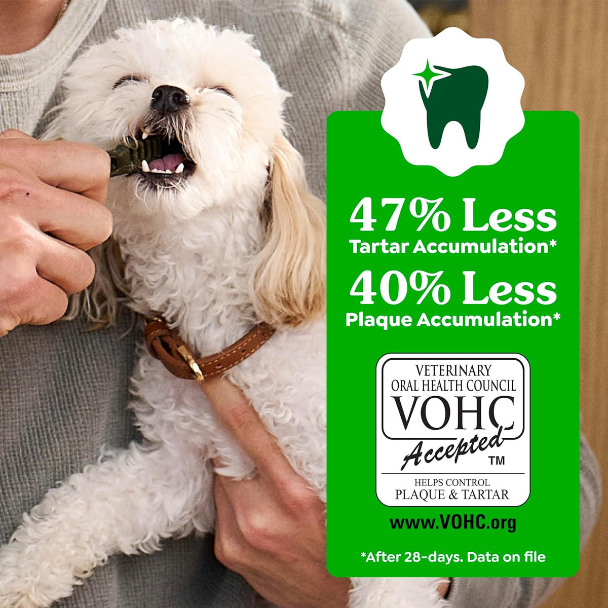 Greenies Teenie Original Natural Dental Dog Treats, Chicken, 43 Count