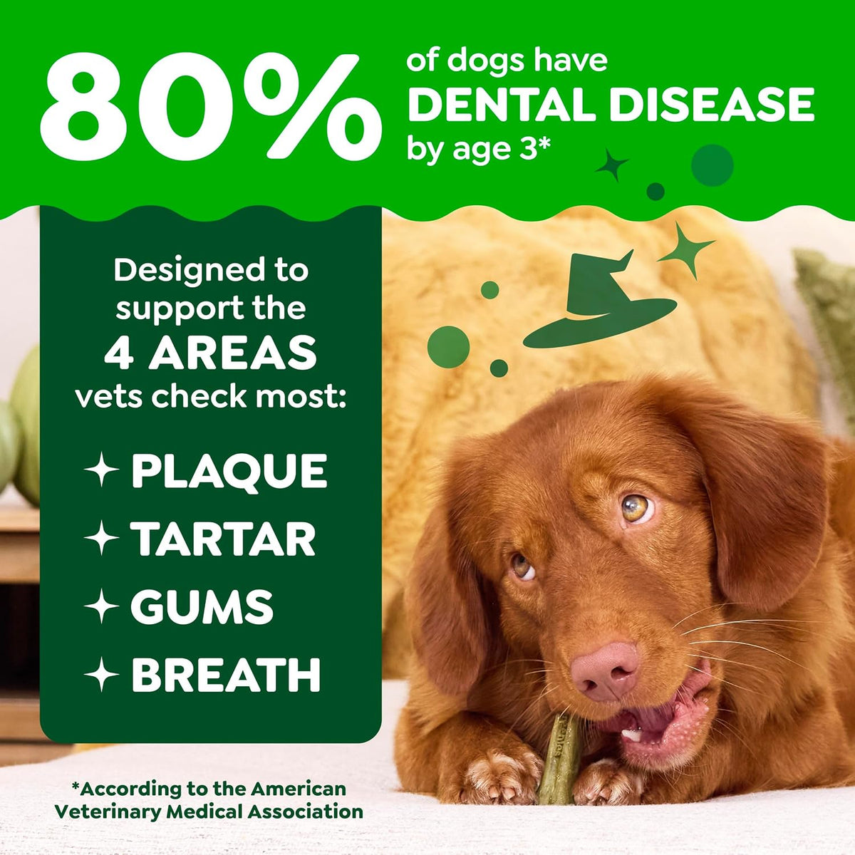 Greenies Teenie Original Natural Dental Dog Treats, Chicken, 43 Count