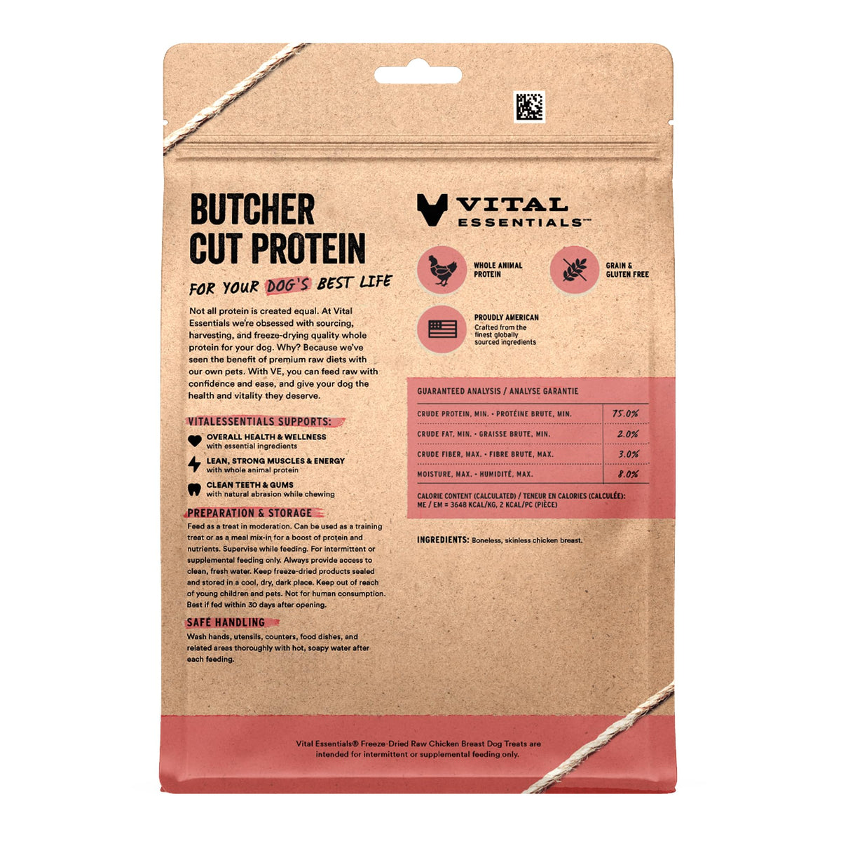 Vital Essentials Freeze Dried Dog Treats, Beef Liver, 15 oz Bag