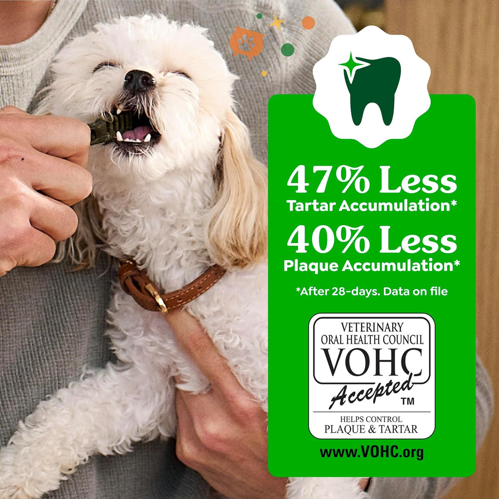 Greenies Teenie Original Natural Dental Dog Treats, Chicken, 43 Count