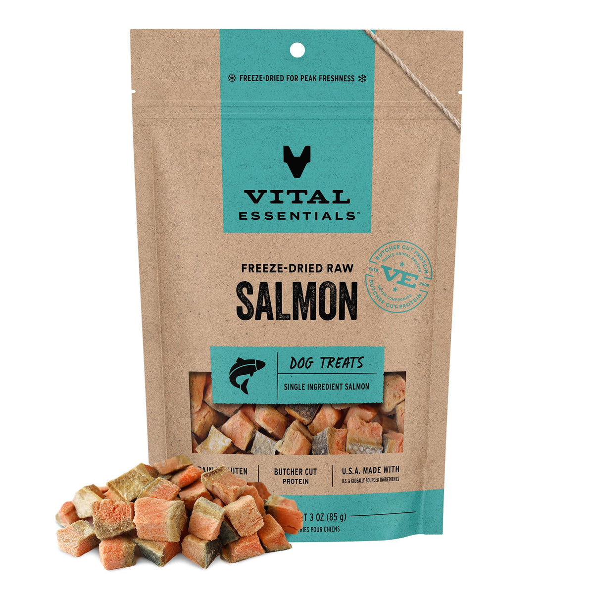Vital Essentials Freeze Dried Dog Treats, Beef Liver, 15 oz Bag