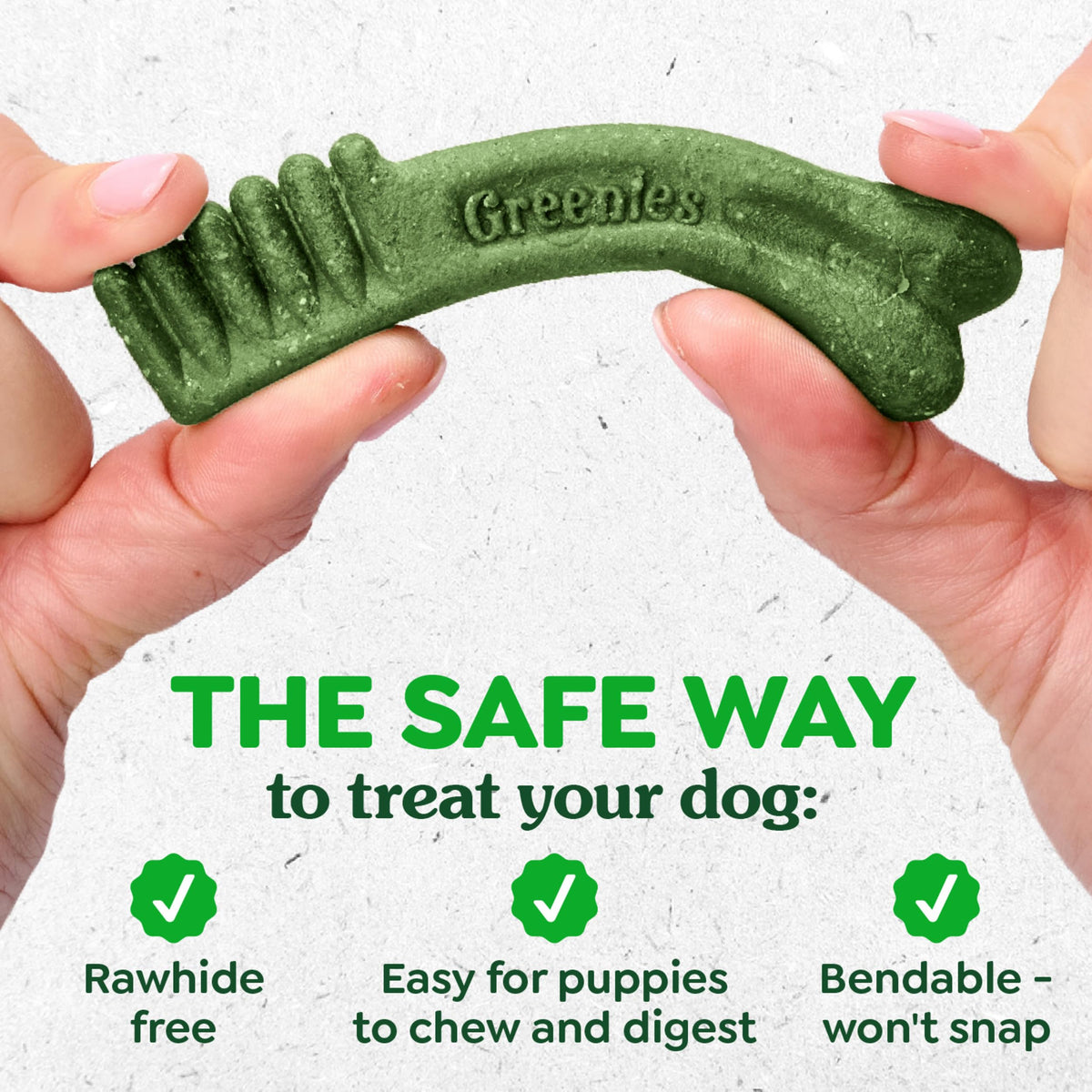 Greenies Puppy Teenie Natural Dental Dog Treats, Original Flavor, 22 Count