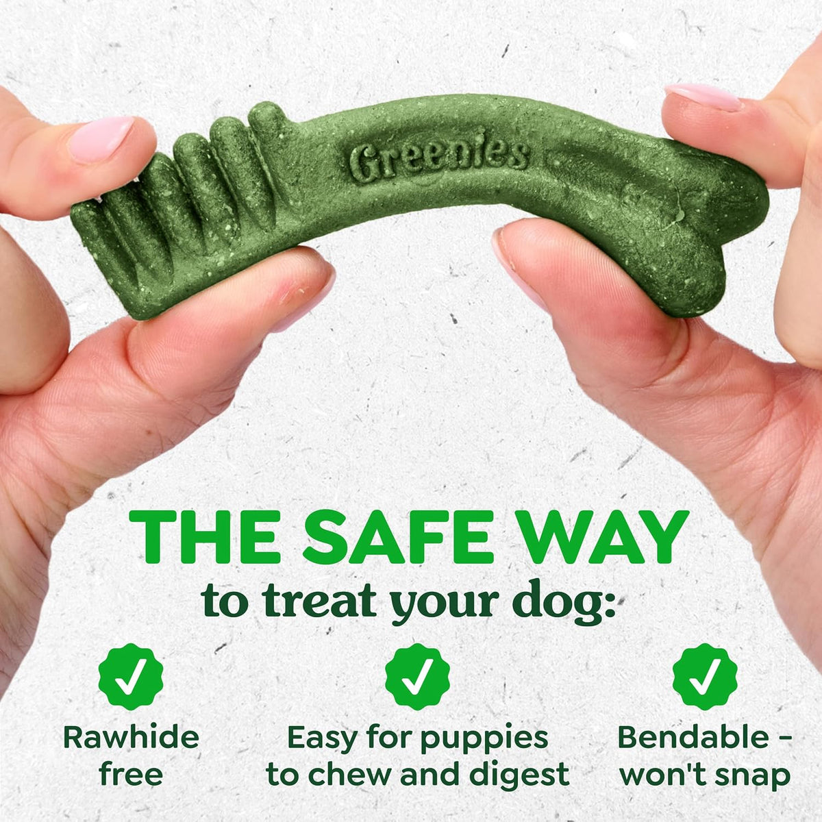 Greenies Puppy Teenie Natural Dental Dog Treats, Original Flavor, 22 Count